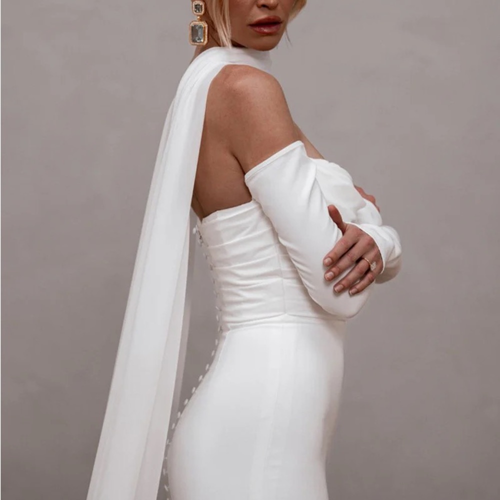 Chiffon Bridal Scarf